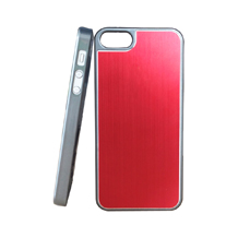 Brushed Aluminum Fashionable Hard Cases for iPhone 5/5S