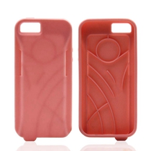 Translucent Pink Soft Texture, TPU Case for Phone 5/5S