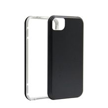 2 IN 1 Detachable Aluminum and Polycarbonate Dual hard Case Cover for the iPhone 4 4s