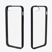 PC TPU Cases for iPhone 5/5s, Compact Structure from Dual-injection, Two Tone Colors