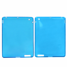Transparent Blue TPU Cases for iPad 2
