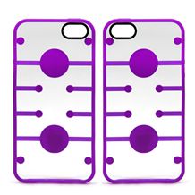 TPU Bumper Frames with Crystal Clear Cover Skin for iPhone 5, 5S