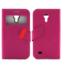 Magnetic Flip PU Leather Mobile Phone Case for Samsung Galaxy S4 Mini