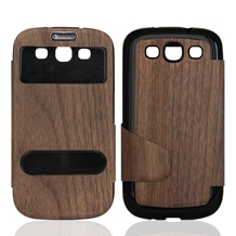 Natural Wooden Bamboo Case for Mobile Phone, Samsung S3 & Can Laser Customized Pattern on Surface