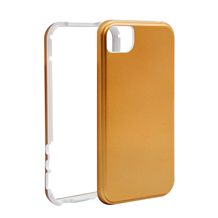 Two Piece Design Detachable Aluminum and Polycarbonate Dual hard Case for the iPhone 4 4s