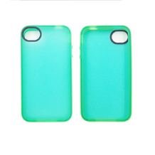Dual-injection Two-tone Colored TPU Cases for iPhone 4/4s