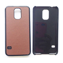 PC and Paste Leather Cases for Samsung Galaxy S5